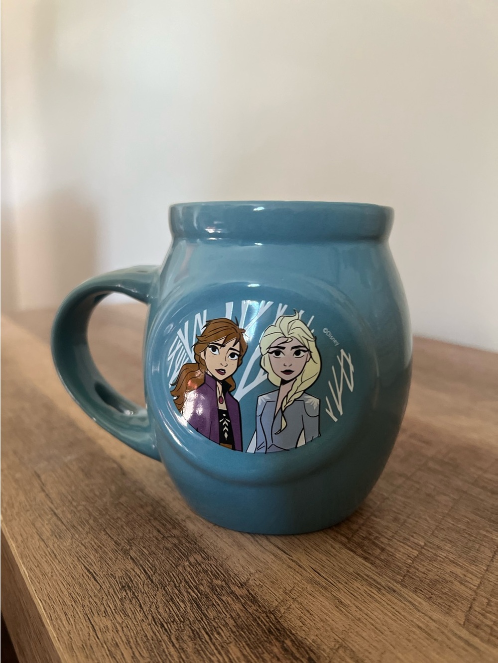 Blue Disney Frozen 2 Animated Sisters Ceramic Coffee Mug 2019